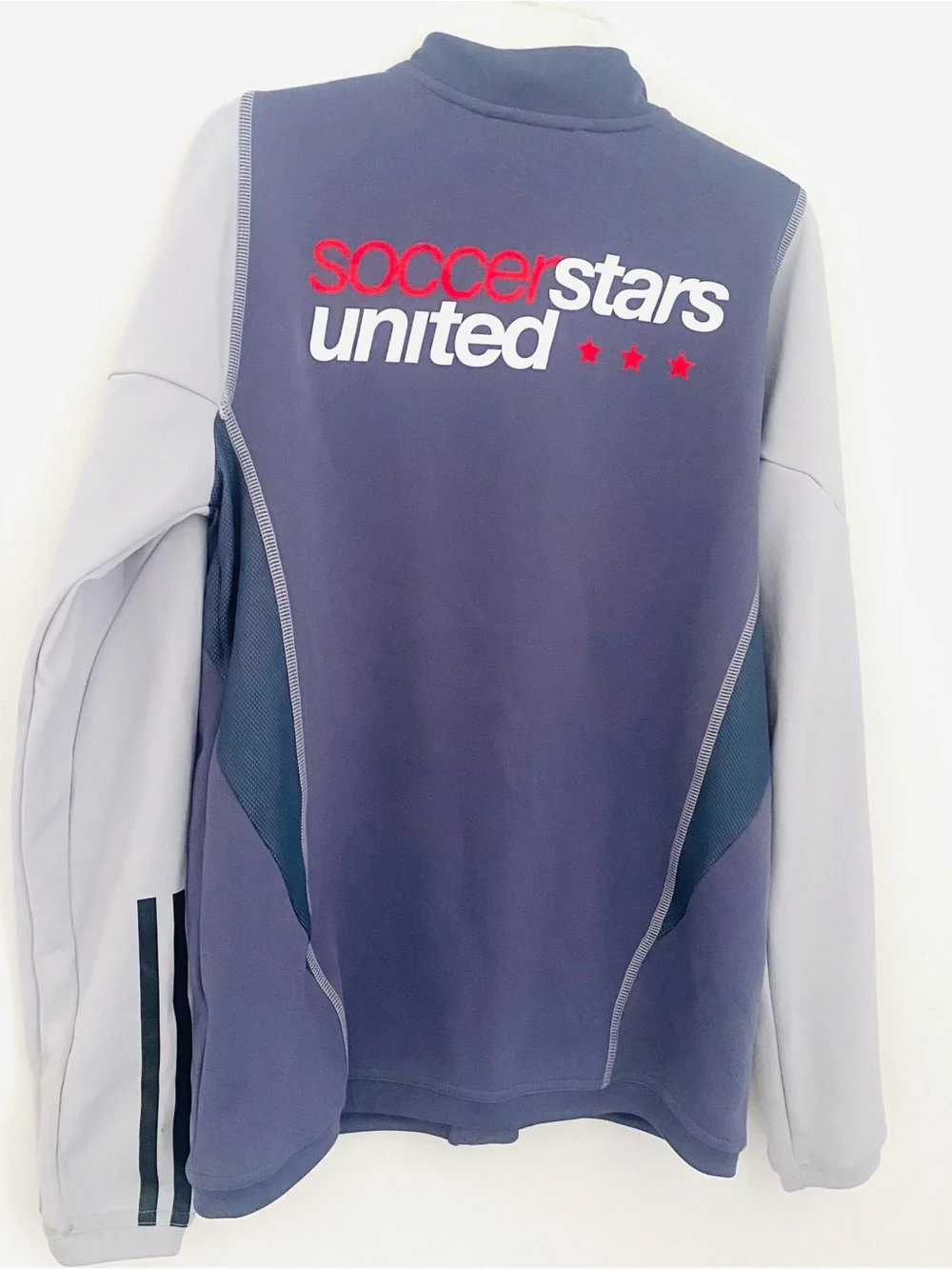 ⚽️Boys Adidas “Soccer Stars United” Sports Jacket SZ XL (Y)